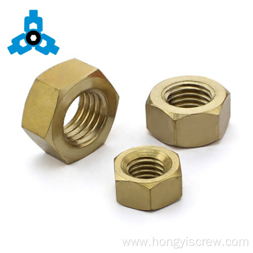 Brass Machine Screws And Hexagon Nuts